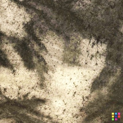 Old mirror "Moon" 3mm 30x31cm