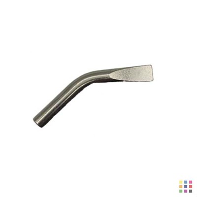 Curved screwdriver tip for PK80 soldering iron