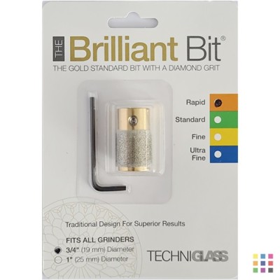Techniglass rapid grit 19mm diamond bit
