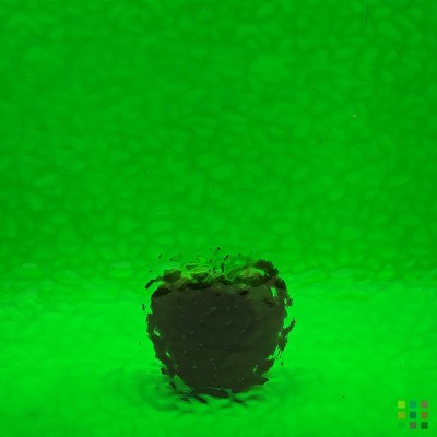 W English Muffle 343 verde medio 27x27cm
