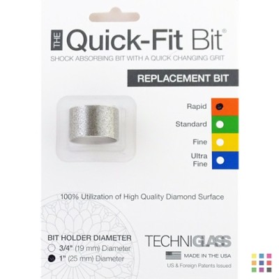Anillo diamantado 25mm grano grueso "Rapid" para muela Quick-Fit