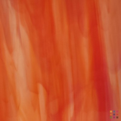 OS Opalescente 675-5S-F rojo y naranja 30x30cm