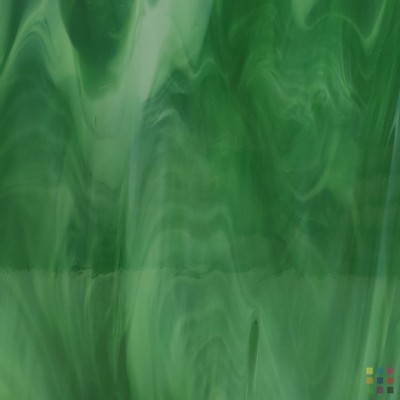 OS Opalescent 327-6S-F dark green 30x30cm