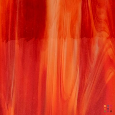 OS Opalescent 357-1S-F red 30x30cm