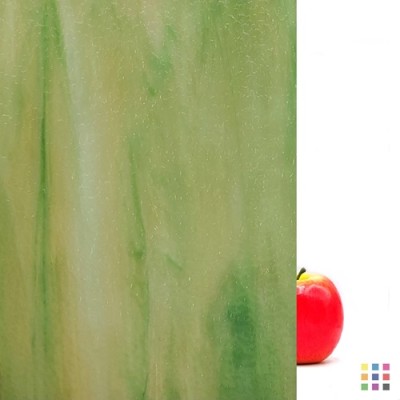 W Wisspy WO-78 MOSS ambre moyen et vert "Moss" 27x27cm