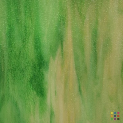 W Wisspy WO-78 MOSS ambre moyen et vert "Moss" 27x27cm