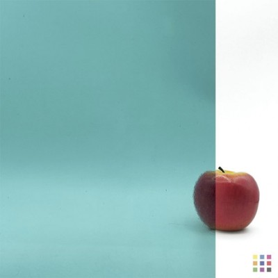 OS Transparent 532-1S-F bleu turquoise 30x30cm