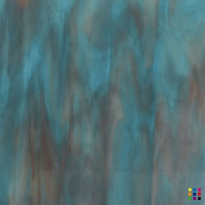 W Opalescent 85-D pourpre moyen et bleu ciel 27x27cm W Opalescent 85-D pourpre moyen et bleu ciel 27x27cm