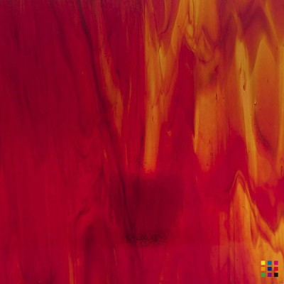 W Streaky 11-LL red and amber 27x27cm W Streaky 11-LL red and amber 27x27cm