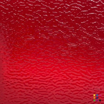 W Ripple 18-D rouge foncé 27x27cm