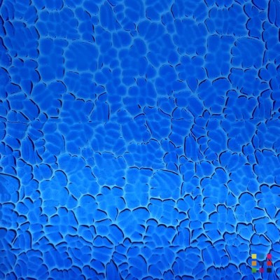 W Figure C 341 bleu moyen 27x27cm