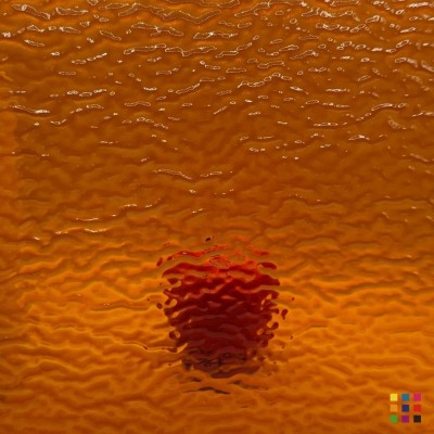 W Ripple 310 ambre foncé 82x107cm