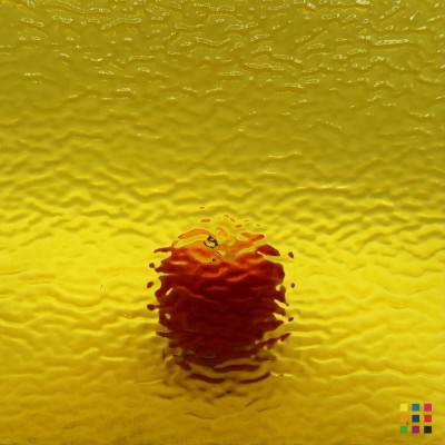 W Ripple 47 ambre moyen 82x107cm