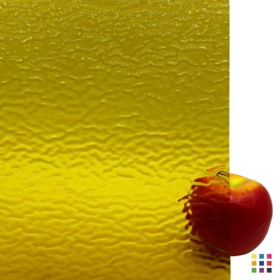 W Ripple 47 medium amber 82x107cm