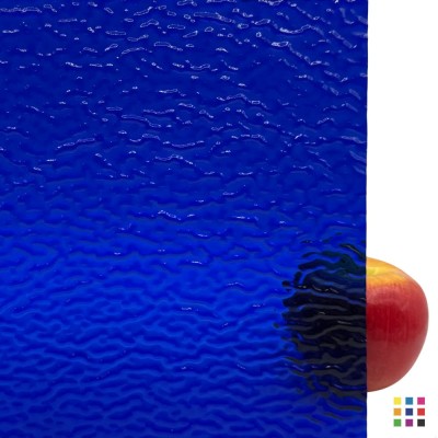 W Ripple 1118 azul cobalto oscuro 27x27cm