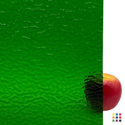 W Ripple 343 verde medio 27x27cm