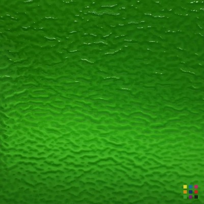 W Ripple 343 medium green 27x27cm