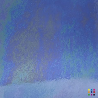W Double Rolled 189 IRID bleu clair iridescent 27x27cm