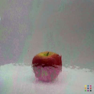 W96 Transparent 96-46 IRID gris iridescent 27x27cm