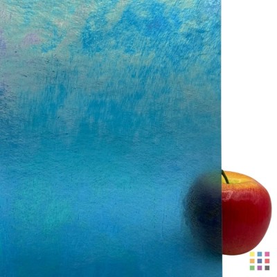 W96 Transparent 96-13 IRID iridescent sky blue 82x107cm