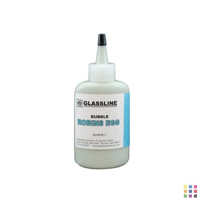 Crayon Glassline effet bulle GB11 bleu turquoise 56g