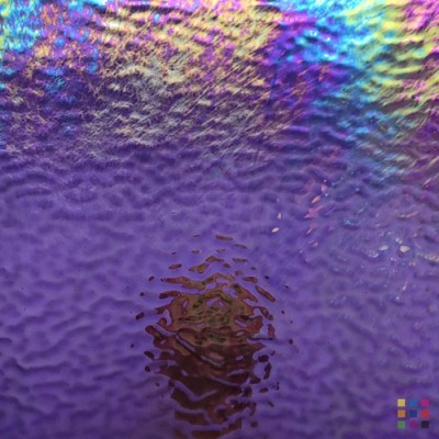 W Ripple 311-V IRID iridescent dark violet 27x27cm