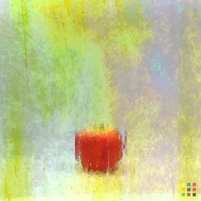 W Streaky 2-LL IRID iridescent yellow 82x107cm