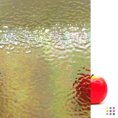 W Ripple 34 IRID iridescent light amber 82x107cm
