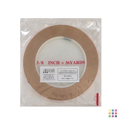 Ruban de cuivre adhésif CGI noir 9,52mm (3/8")