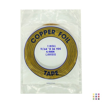 Cinta de cobre adhesivo EDCO 4,4mm (11/64")