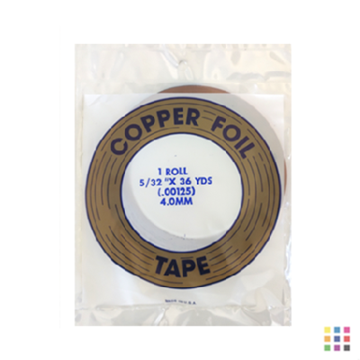 Ruban de cuivre adhésif EDCO 4,0mm (5/32")