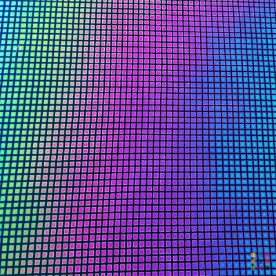 Dichroïque 0100-50 SQ2 noir 2mm Carrés 17x34cm
