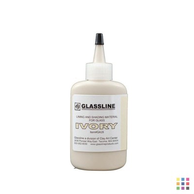 GA28 ivory Glassline pen 56g