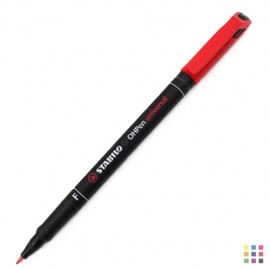 Stabilo red fine felt tip pen