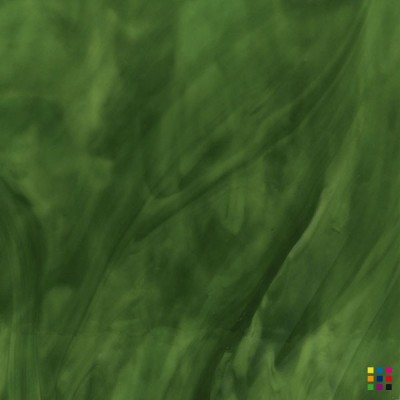W Opalescent 101-D dark green 82x107cm
