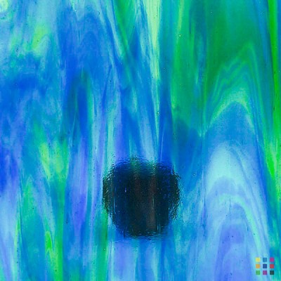 W Streaky 197-LL azul oscuro y verde medio 27x27cm