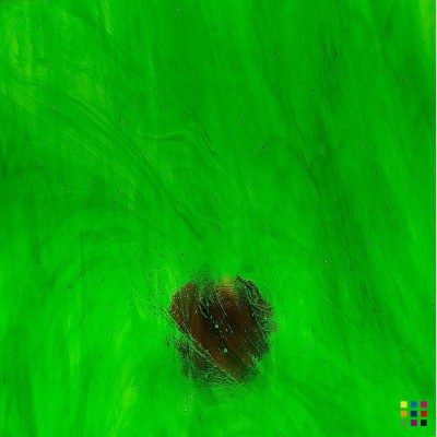 W Streaky 708-LL verde claro y verde oscuro "Mystic" 27x27cm