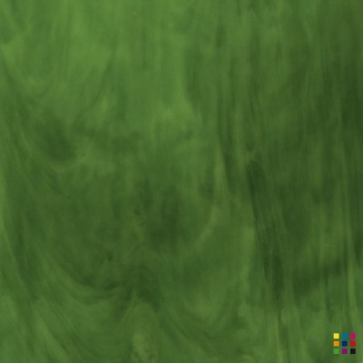 W Opalescent 101-D dark green 27x27cm