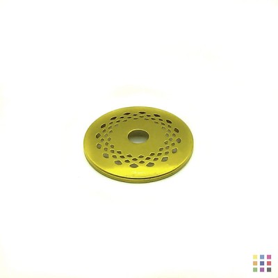 Perforated round cap 6.3cm