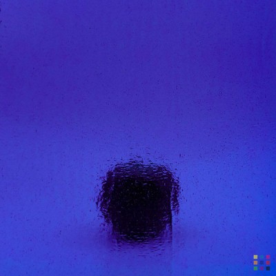 W Double Rolled X bleu moyen 82x107cm