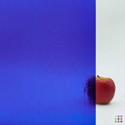 W Double Rolled X bleu moyen 82x107cm