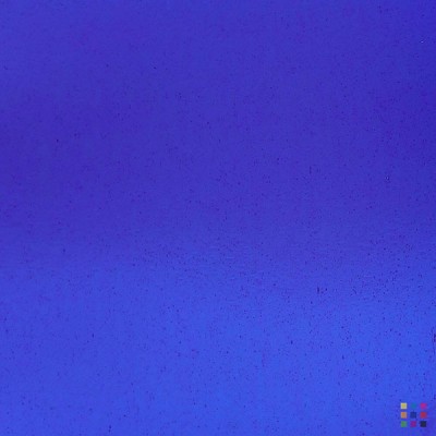 W Double Rolled X bleu moyen 82x107cm