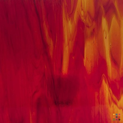 W Streaky 11-LL rojo y ámbar 82x107cm