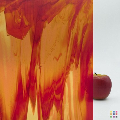 W Streaky 11-LL rojo y ámbar 82x107cm
