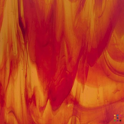 W Streaky 11-LL red and amber 82x107cm