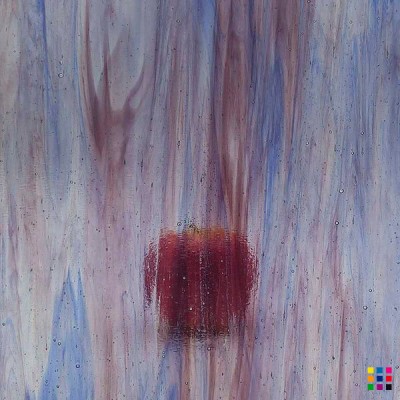 W Streaky 238-LL púrpura oscuro y azul oscuro 82x107cm