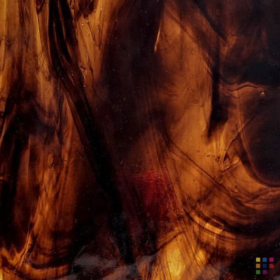 W Streaky 706-LL light amber and brown "Mystic" 82x107cm