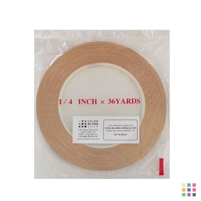 CGI adhesive copper foil 6.35mm (1/4")