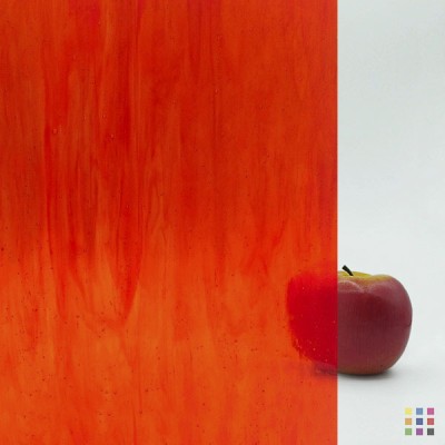 Antik cathedral 9-5 orange-red 80x80cm
