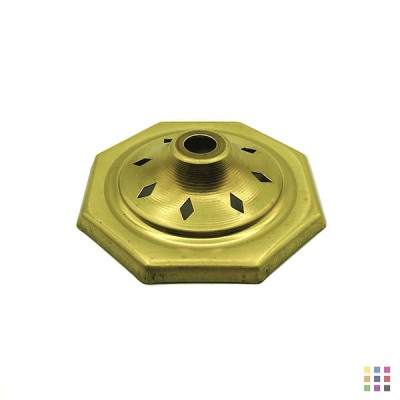 Openwork octogonal lamp cap